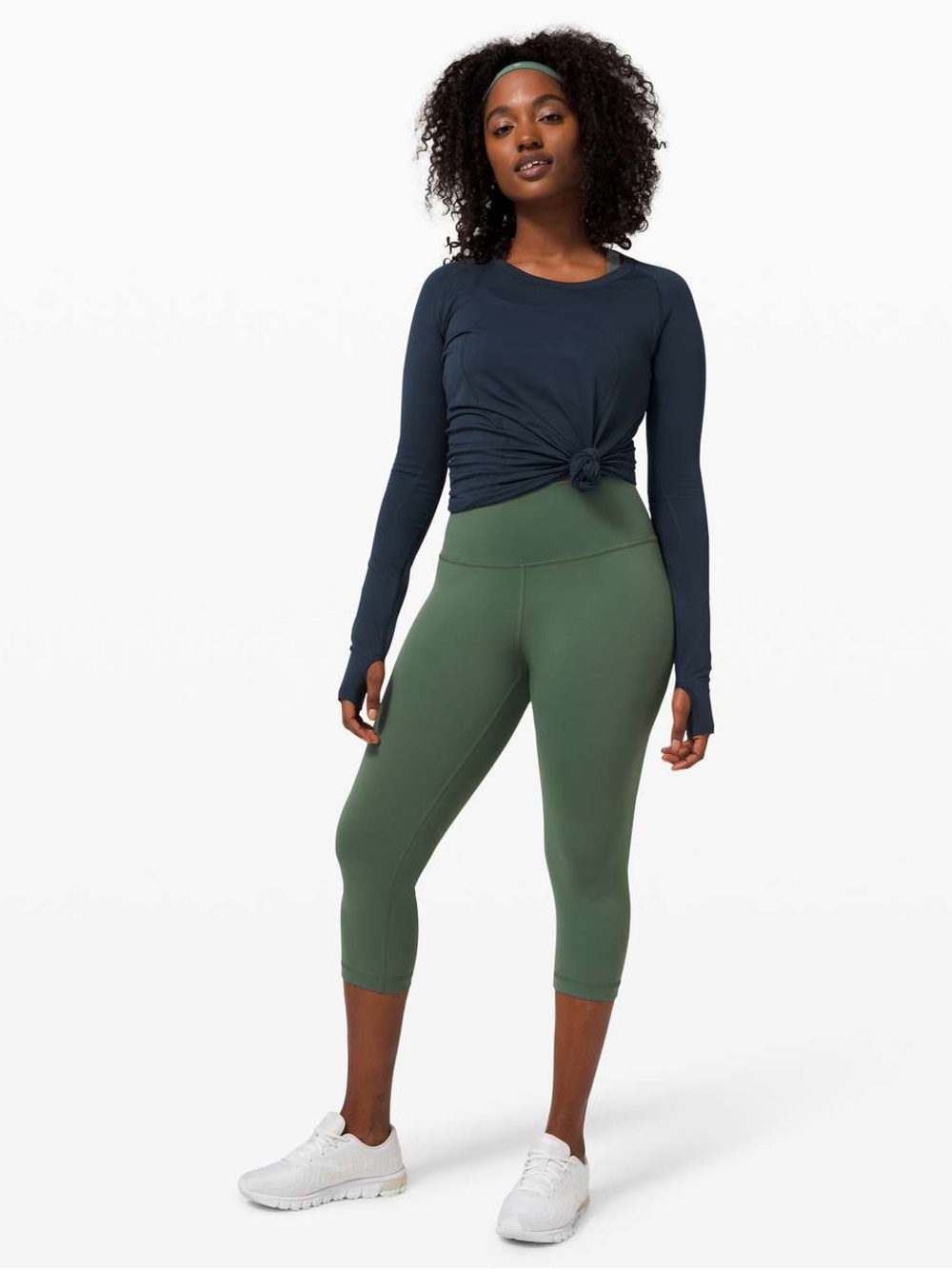 Lululemon Wunder Train High-Rise Crop 21"
Algae Green size 14